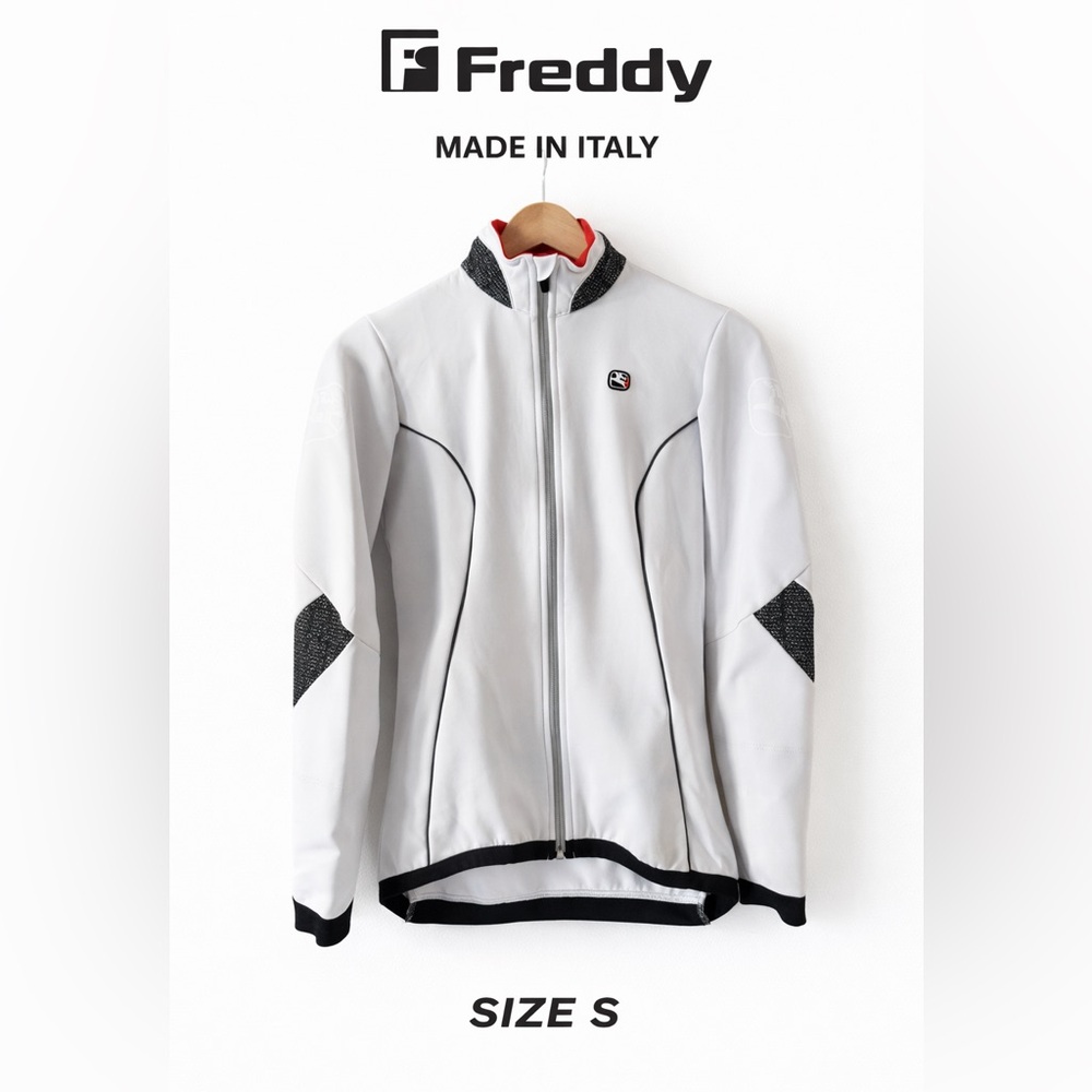 Freddy Italy White Performance Softshell Jacket S Sagittarius Logo